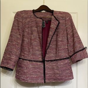 Nicole Miller Fitted Suit Jacket
